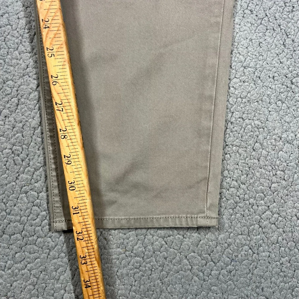 Banana Republic Traveler Pants Athletic Tapered Fit Khaki Tan 36x34 (36x32)